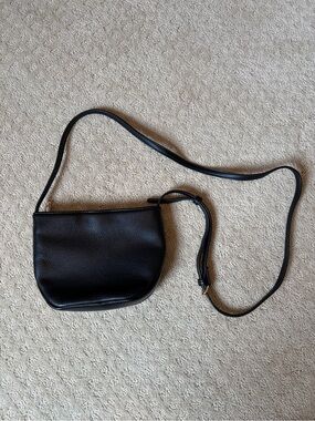 Target Black Pebbled Mini Crossbody Bag